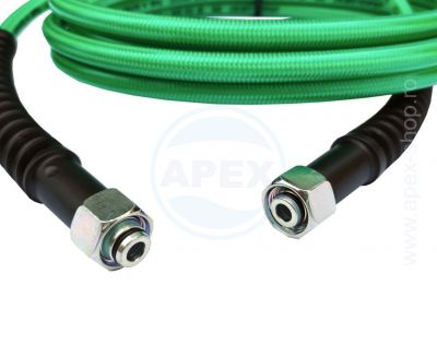Nagynyomású HP tömlő 4,5m, Ehrle önkiszolgáló mosóhoz, ultrakönnyű, zöld